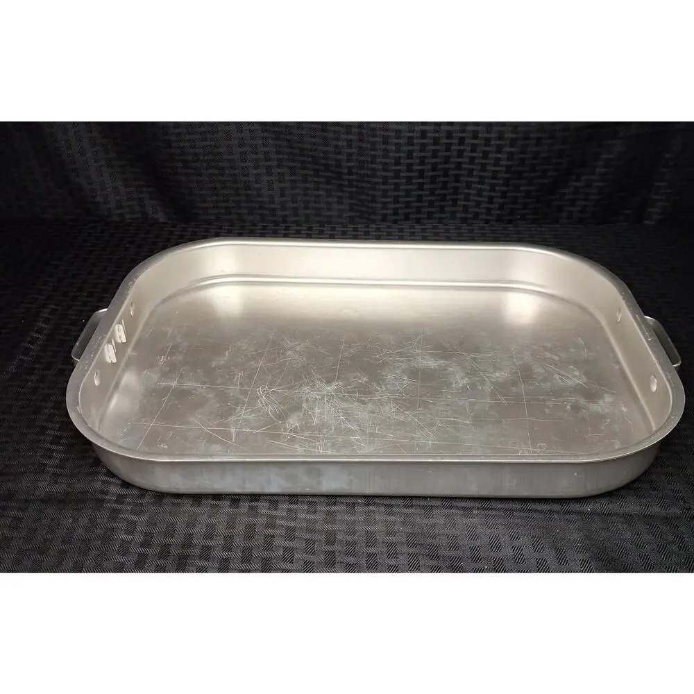 Vintage Wear Ever 918 Heavy Duty Aluminum Base Roasting Pan